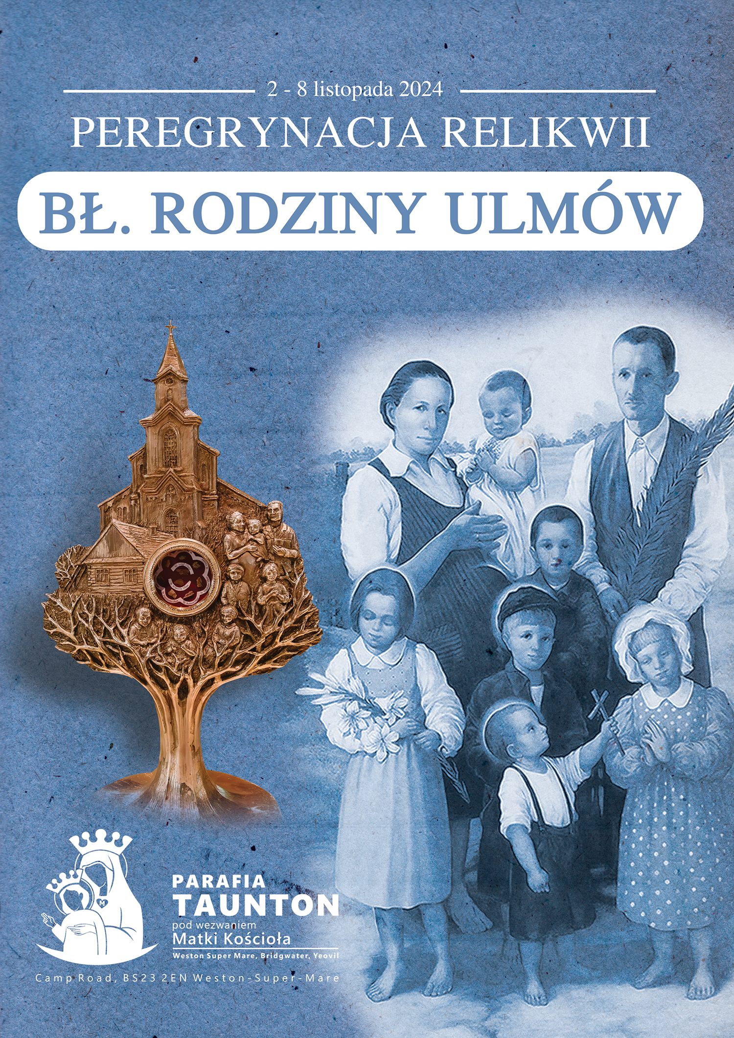 20241102 peregrynacja relikwi ulmow plakat