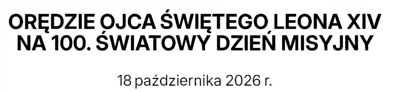 Orędzie Leona XIV